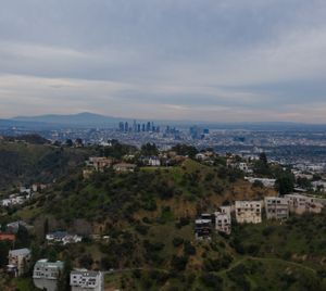 Hollywood Hills, looking toward LA