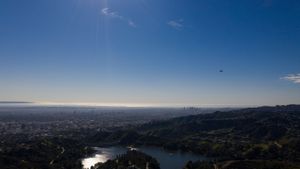 Hollywood Hills, looking toward Santa Monica