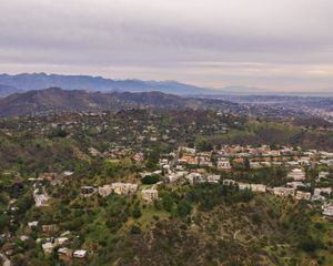 Hollywood Hills from above
