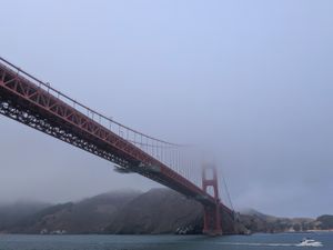 Golden Gate on a foggy day